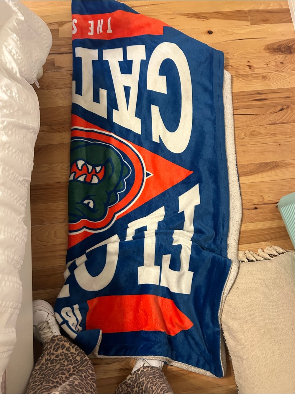 University of Florida Gators Plush Throw Blanket - Blue & Orange
